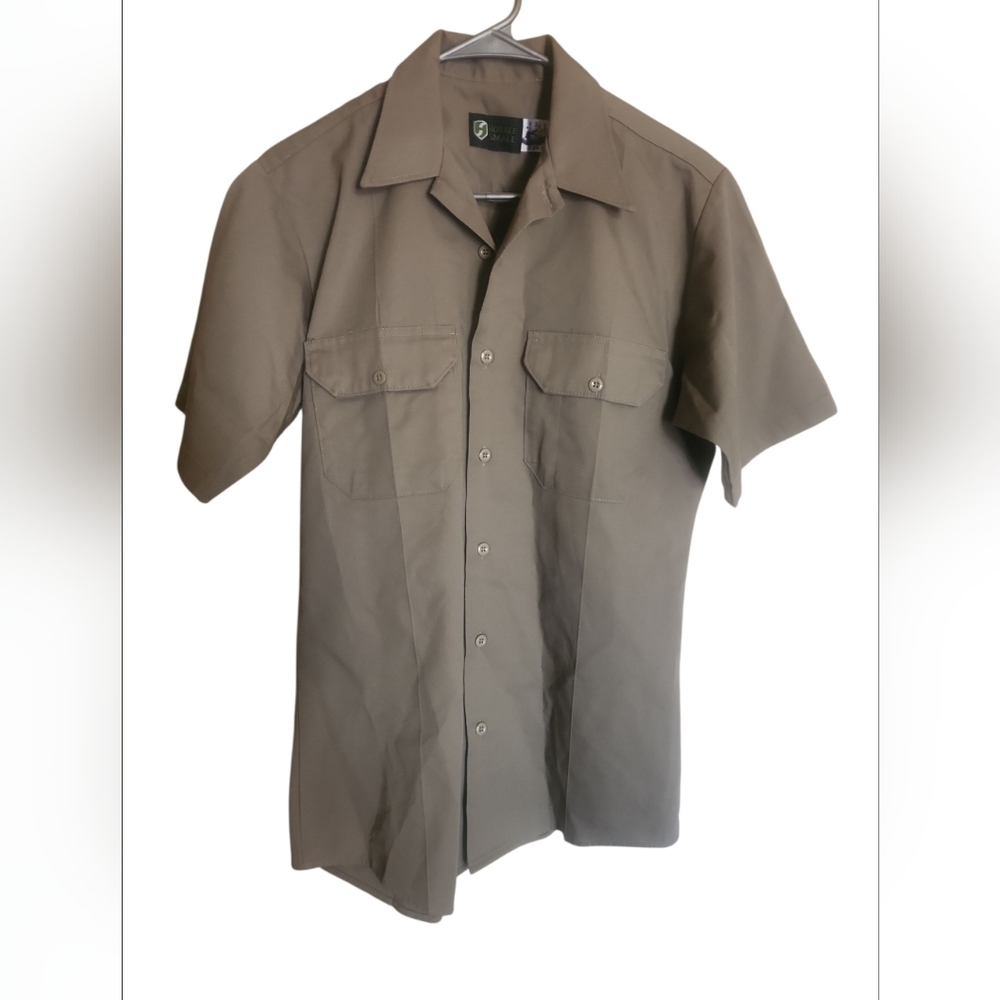Horace Small Sentinel Short Sleeve Shirt Tan Size Small - 15 SS